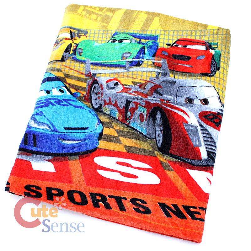 Cars 2 Group Cotton Beach Towel Bath Towel - Racing Sports Cars 30 x 60